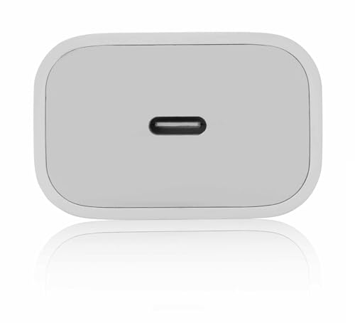 Image of 20W PD USB-C Fast Charger with C to C Braided Cable | for iPhone 16 /15 Series /iPad Pro /Air 5 /Mini /iPad 10th Gen | Supports Up to 27W | Original Charging Speed