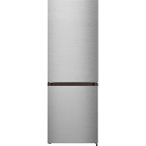 Bomann KG 322.1 / koel-/vriescombinatie / 122 l koelen/53 l vriezen / 156 kWh / 4 sterren vriesvak / roestvrij stalen look / inox