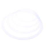 GARVALON 4 Stück Teiliges Snare Drum Dämpfungsring Langlebige Trommeldämpfer aus Robustem Material Effektive Lautstärkereduzierung und Obertöne schwächung für Anfänger und Übungsszenarien