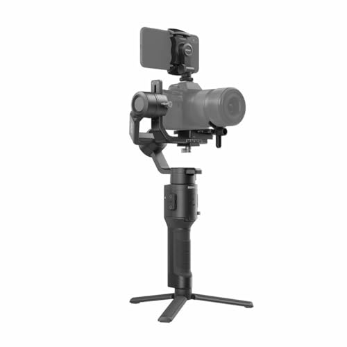 Image of DJI Ronin-SC Handheld 3-Axis Gimbal Stabilizer for Sony Mirrorless Camera, (a7 III, a7RIII, a7R IV, a6600) Pro Video Bundle with Bag, 64GB SD Card, 2 Green Extreme NP-FZ100 Battery, Dual Charger