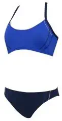 Bañador de Dos Piezas Aqua Sphere Sirka, Azul Real/Azul Marino 30