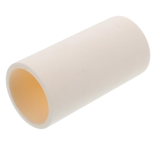 FRCOLOR Creuset en Alumine 99% Haute Température 45 Ml Céramique pour Laboratoire Résistant à la Chaleur Cylindrique Ustensile Polyvalent pour Fusion et Analyses Scientifiques