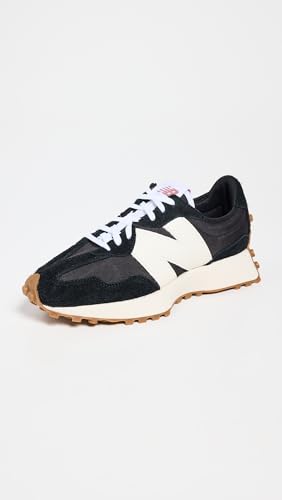 Image of New Balance Women's 327 Sneaker, Black /White, 10.5