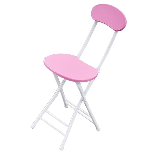 Ahorrar Espacio Silla Plegable con Respaldo