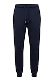 Men’s Fleece Jogging Bottoms Trousers | Warm Casual Sweatpants Gym Joggers | Soft Comfy Loungewear Track Pants with Pockets | Sizes S M L XL XXL (L, Navy)