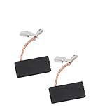 Construction : fabriquées à partir d'une combinaison de carbone et de métal, ces brosses sont conçues pour résister à l'usure quotidienne, ce qui les rend pour une utilisation fréquente