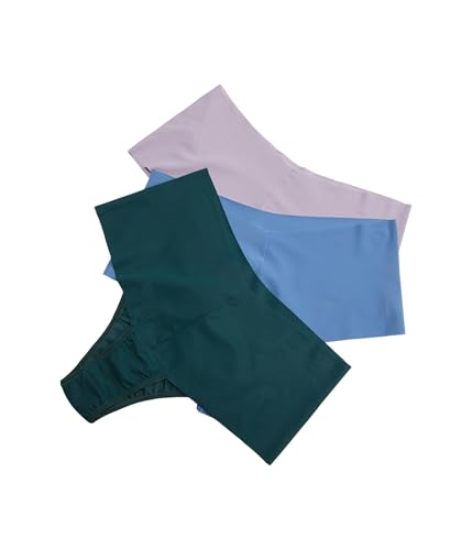 Image of hanky panky Women's Breathe Hi-Rise Thong 3-Pack Great Heights /Rainy Day /Aromatherapy Small