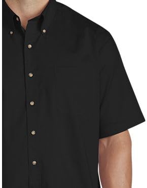 Harbor Bay by DXL Men's Big and Tall Easy-Care Solid Sport Shirt