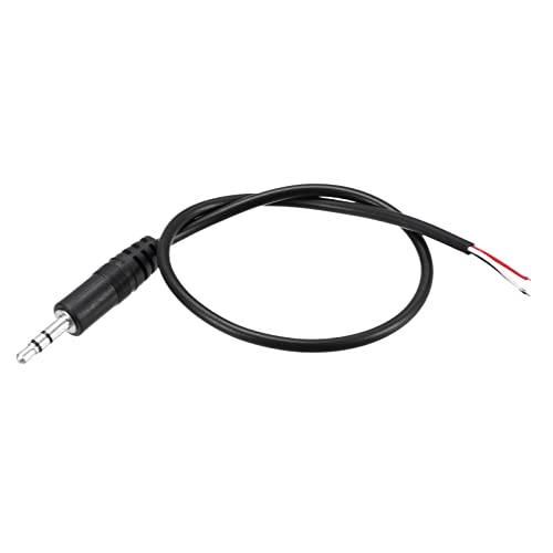 MECCANIXITY Cable Jack 3.5mm macho a cable abierto 0.30 m x2 miniatura 1