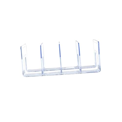 Parliky Elegant Bookends for Bookshelf Acrylic Bookend Rack Organize Your Books at Home