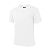 Dreammonkey 4T to Youth Neon Shirt Kids Rash Guard UPF 50+ Dry Fit Athletic Short Sleeve T Shirts for Boys and Girls (White L)