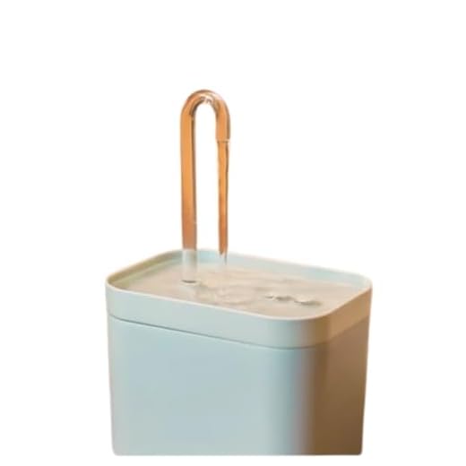 Bebedouro Fonte de água para gatos bebedouro automático para animais de estimação gatos cães dispensador de água silencioso 110V Verde Claro