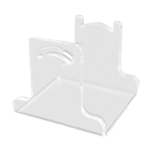 Amagogo Fishing Reel Display Stand Fishing Tackle Holder Transparent Anti Scratch Fishing Reel Wheel Rack for Reel Decoration, 6cmx6cm