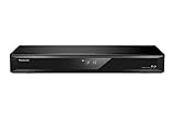 Panasonic DMR-BST760AG Blu-Ray Player und Recorder mit Twin HD DVB-S Tuner, 500 GB Festplatte, 4K Upscaling, Ultra HD, Simultanaufnahme, Smart Ready, Schwarz
