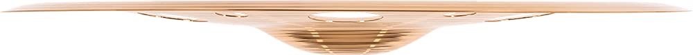 Meinl Cymbals HCS Bronze Trash China 18 Zoll (Video) Schlagzeug Becken (45,72cm) B8 Bronze, Traditionelles Finish (HCSB18TRCH)
