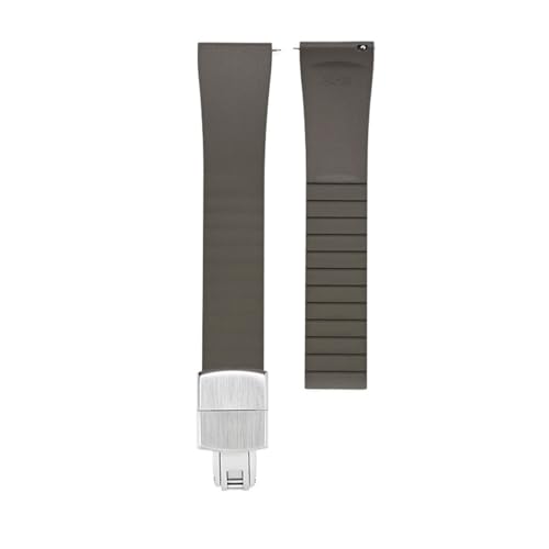 Bracelet de montre en caoutchouc fluoré étanche et ultra résistant 22mm