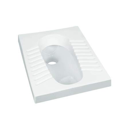 Image of InArt Ceramic Sanitaryware Indian Toilet /Orissa Pan for Bathroom (20 Inch)