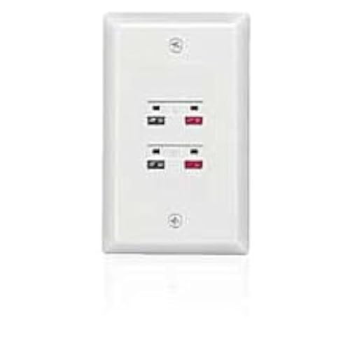 RadioShack 4-Terminal in-Wall Stereo Speaker Wall Plate
