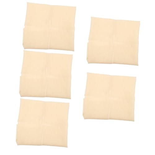 PEPLAYTAL 5 piezas Paños de Algodón Reutilizables para Tofu y Queso Muselina Natural Lavables y Duraderos para Cocina