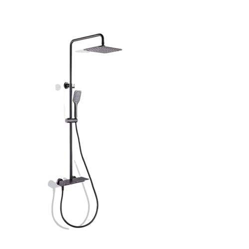Ensemble de douche thermostatique blanc résolvant les variations de température d'eau - 2