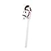 blloocod Inflatable Hobby Horse Stick Toy for Horse Themed Party Decoration, PVC Material 37.01inchx13.39inch- White Red Head