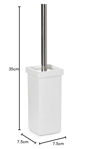 TATAY Toilet Brush, Metallic, 7,5 x 7,5 x 35 cm - Image 4