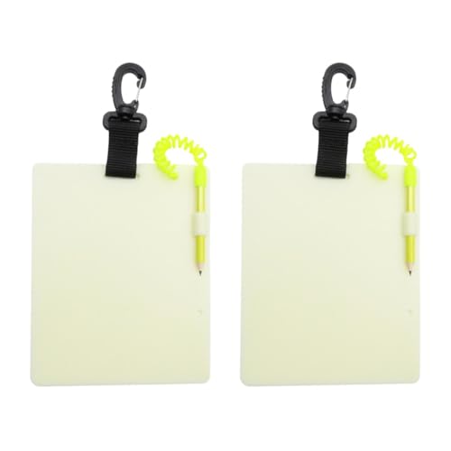 Ardoise de plongée lumineuse avec crayon pour carnet de plongée et tuba