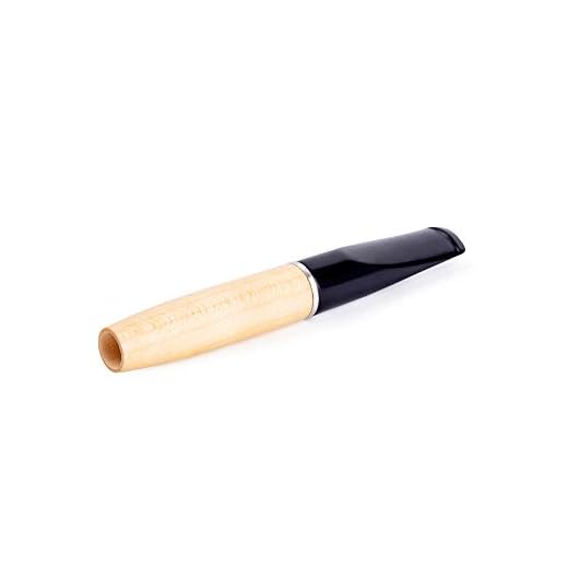 Dr. Watson - 10 cm Wooden Cigarette Holder, Classic series, fits Regular cigarettes, compatible with disposable filters (Natural)