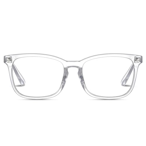 Jectieey Reading Glasses for Women Men - Blue Light Blocking UV Filter Readers, Anti Eyestrain Eyeglasses