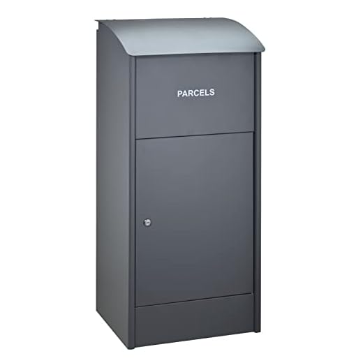 Bailey Boxes - Large Parcel Drop Box - Storage Mail Box - Waterproof Safe & Secure Delivery Box for Outdoor and Porch (40" H x 19" W x 14" D)
