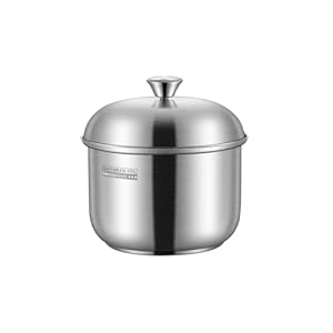 Shooyio SHOOYIO Edelstahltopf mit Deckel