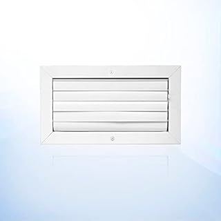 6 x 10 inch Vent Cover HVAC AC Ceiling Diffuser One Way Aluminum Curved Blade Adjustable Air Supply with Multi-Shutter Par...