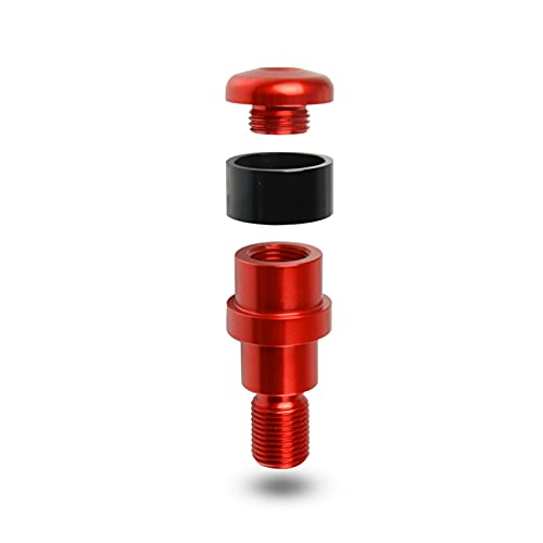 Prise équilibrée Xmax 300 anti-vibration en aluminium CNC rouge