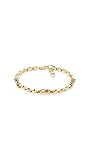 Tommy Hilfiger Pulsera de cadena para hombre Jewelry de acero inoxidable con baño de oro amarillo, 2790675