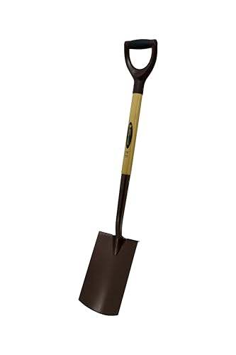 Spear & Jackson 4190NB Elements Spaten mit Tritt – Carbonstahlkopf, ergonomischer Vorwärts-Neigungsgriff, rostbeständig, ideal zum Graben, Umgraben & zur Bodenbearbeitung
