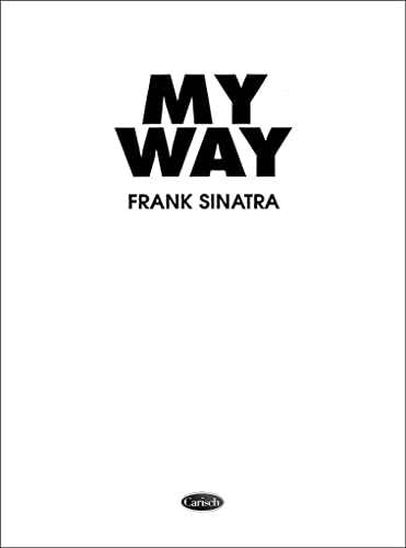 Sinatra Frank, My way (spartiti mus