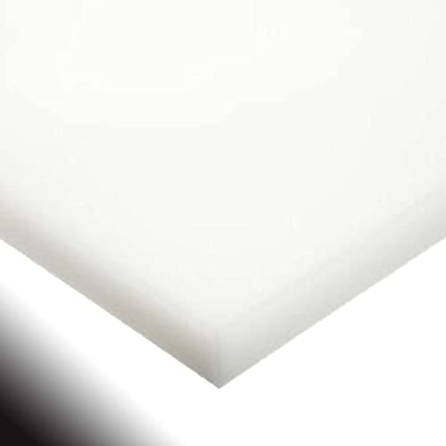 Marine Board HDPE (High Density Polyethylene) Plastic Sheet 3/4" x 24" x 48” White Color Textured