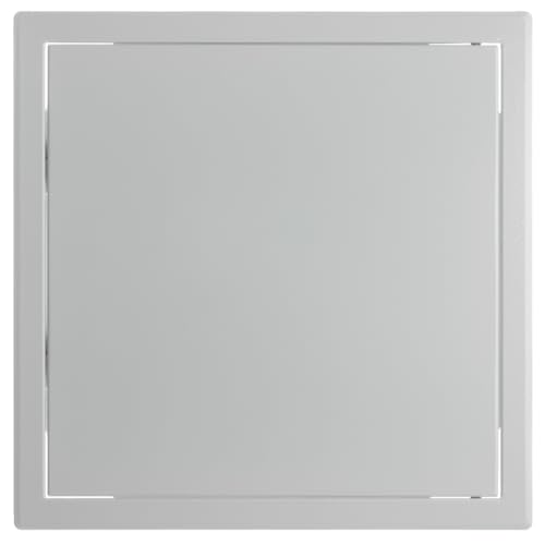 Preisvergleich Produktbild Revitür 300x300 mm Schnappverschluss Revisionstüre Wartungsklappe Revisionsklappen Stahl Drucktüröffner Wartungstüre weiß RLMP3030