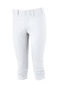 Mizuno Damen Women's Pant Prospect Softball-Hose, Weiss/opulenter Garten, X-Large