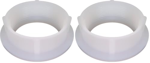 Image of Icon 14391 Spin Fitting, Raised, 2 inch FPT, White (Pack of 2)