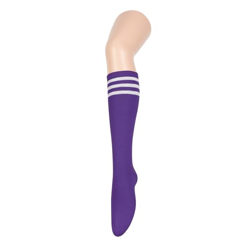 Image of Century Star Knee High Socks for Women Long Tube Socks with Stripes | Soft, Skin Friendly And Stretchy, Vibrant Colors Perfect For Daily Wear, Sports, Halloween And Christmas