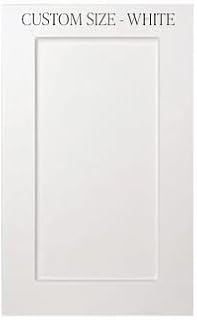 White Cabinet Doors -Shaker or Modern Flat -Custom Sized - PreFinished C...