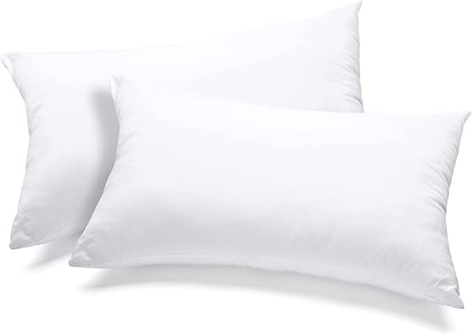 MOTONOPillow 2Pc Set with Extra Covers- Size 48 Cm X 70 Cm Outer 2Cover-, 100% Long Staple Cotton Pillow cover Luxurious Sateen Weave Pillow cases for Sleeping 100% Cotton Pillows