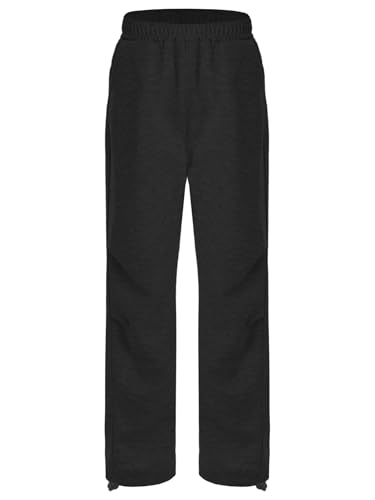 iiniim Kids Girls Basic Jogger Sweatpants Elastic Waist Loose Fit Baggy Trouser Boys Casual Gym Workout Fitness Pants