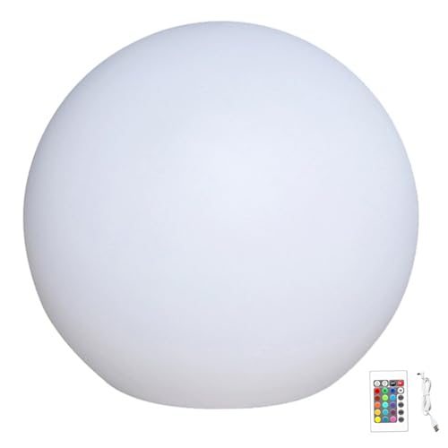 Boule lumineuse LED 16 couleurs télécommandée pour éclairage extérieur
