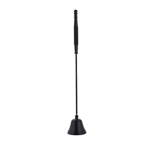 Plyisty Apagavelas con Forma de Campana, Kit de apagavelas, Acero Inoxidable Duradero para Apagar Llamas(Black)