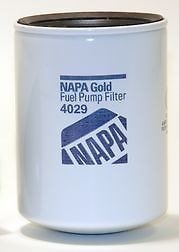 Filtro De Combustible Napa Gold 4029 - 10 Micrones, Flujo 28 GPM, Rosca 1 1/2-16, Para Sistemas De Combustible