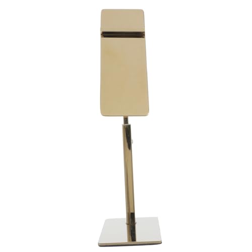 FUNOMOCYA Stainless Steel Shoe Display Stand Riser for Heels Adjustable Display Rack for Home Decor Store