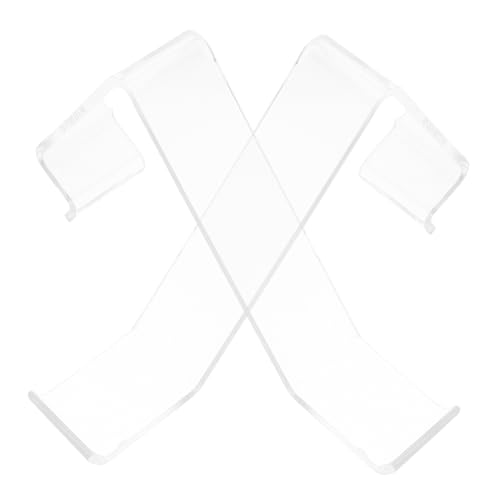 STOBAZA 2pcs Acrylic Shoe Display Stands High Heel Holder for Sandals Shoes Versatile for Home and Retail