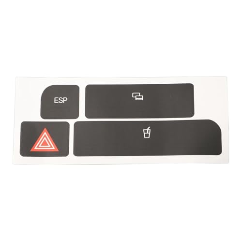 Autocollant bouton Audi A4 2004-2006 cache interrupteur et porte-gobelet